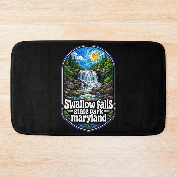 Item preview, Swallow Falls State Park Stained Glass Maryland designed and sold by TomFrontierArt.