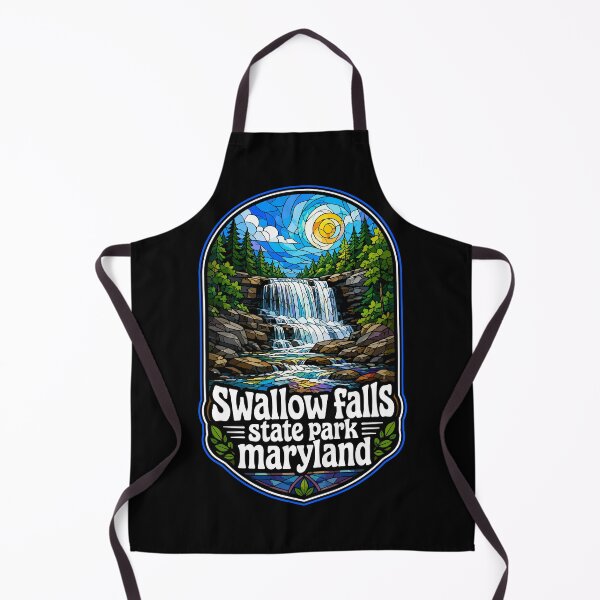 Item preview, Swallow Falls State Park Stained Glass Maryland designed and sold by TomFrontierArt.