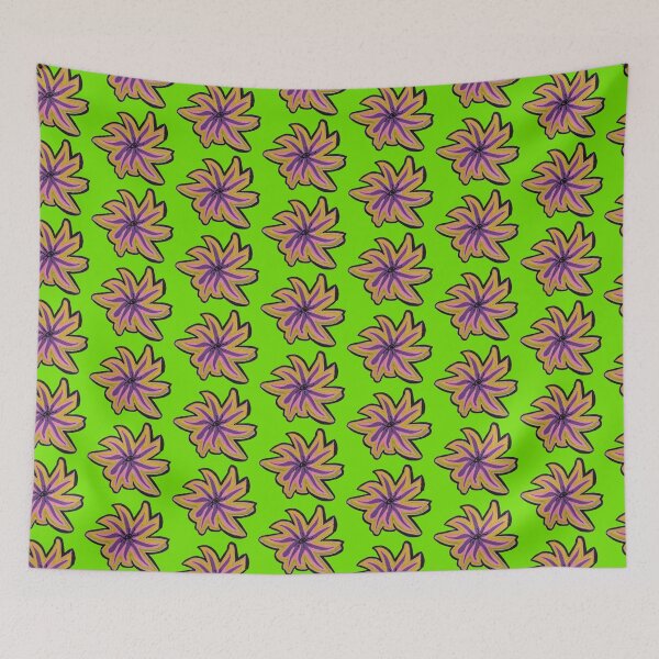 Item preview,  Groovy 70s Starburst Floral - Neon Lime Edition designed and sold by energyoflove333.