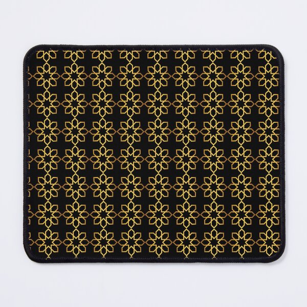 Item preview, Luxury Gold Islamic Geometric Pattern on Black | Seamless Arabic Moroccan Decorative Design designed and sold by Harsha Pinjani.