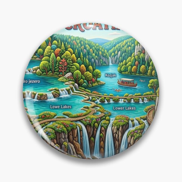 Item preview, PLITVICE LAKES NATIONAL PARK CROATIA designed and sold by likbatonboot.