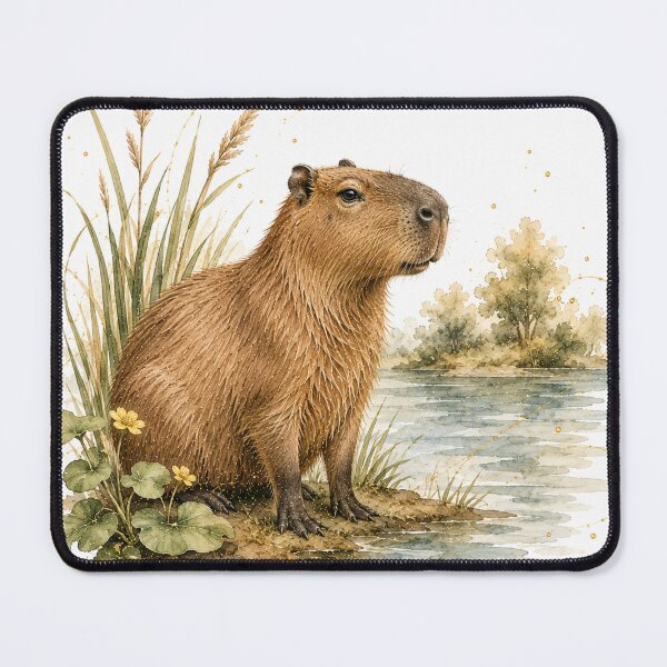 Item preview, Argentine Capybara – Serenity of the Wetlands designed and sold by Esencia Argentina.