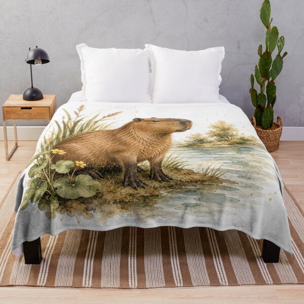 Item preview, Argentine Capybara – Serenity of the Wetlands designed and sold by Esencia Argentina.