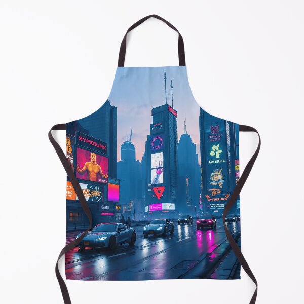 Item preview, Neon Metropolis Cyberpunk Poster designed and sold by TajSprinklz.