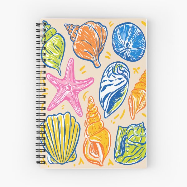 Item preview, Colorful Beach Seashells Print Pattern designed and sold by RichardRags.