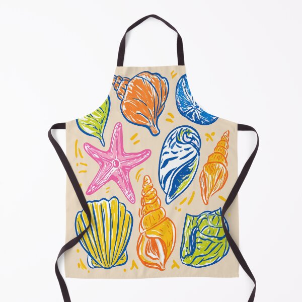 Item preview, Colorful Beach Seashells Print Pattern designed and sold by RichardRags.
