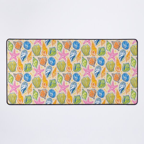Item preview, Colorful Beach Seashells Print Pattern designed and sold by RichardRags.
