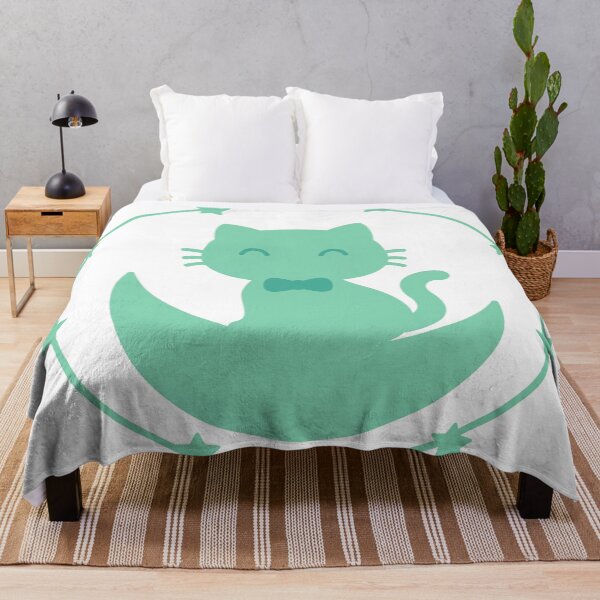 Item preview, Elegant Cat with Bow Tie in Mint Moon designed and sold by FantasyPearl.