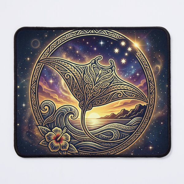 Item preview, Polynesian Manta Ray Mystical Celestial Portal designed and sold by Hawaii26.