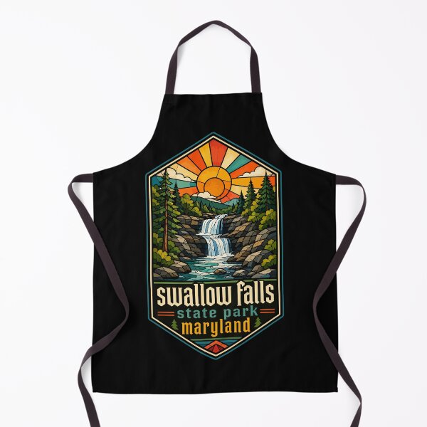 Item preview, Swallow Falls State Park Stained Glass Maryland Travel designed and sold by TomFrontierArt.