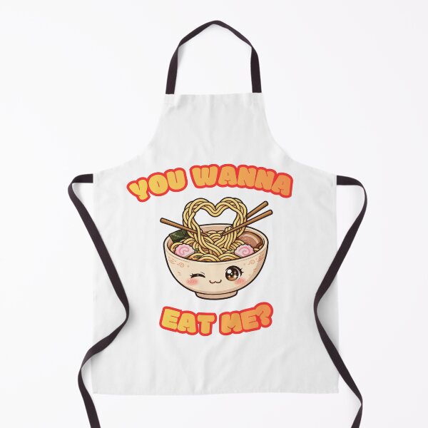 Item preview, You Wanna Eat Me? Funny Kawaii Ramen Bowl - Cute Flirty Noodle Lover Gift designed and sold by Neurospicy Trolls.