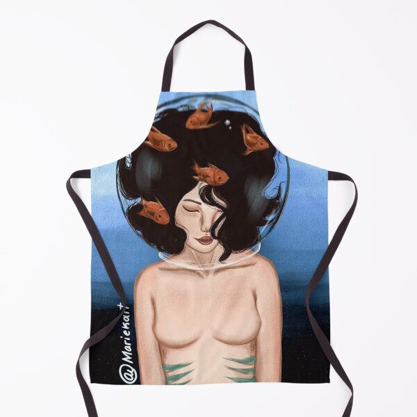 Item preview, Drowning in Thoughts – Dreamy Dark Fantasy Art designed and sold by Maviartig.