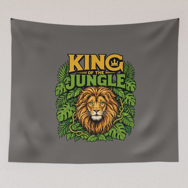 Item preview, King of the Jungle – Majestic Green Eyed Lion designed and sold by Aimetoi.