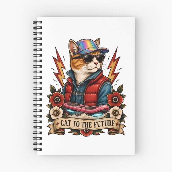 Item preview, Cat To The Future Vintage Tattoo designed and sold by Old's Cool Cat Studio.