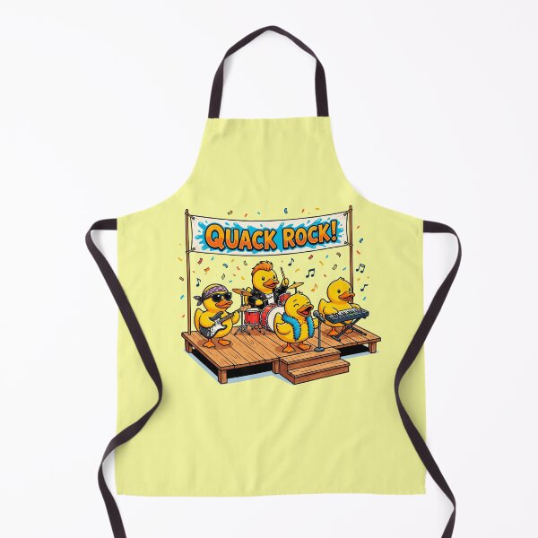 Item preview, Quack Rock Band Rubber Ducks On Stage designed and sold by ThreadRiotTees.