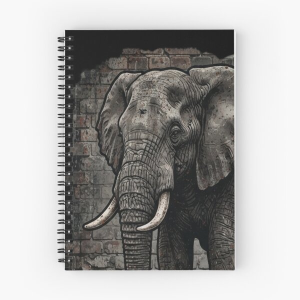 Item preview, Builder Built Like Stone Elephant Industrial Print designed and sold by Estics1.
