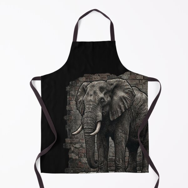 Item preview, Builder Built Like Stone Elephant Industrial Print designed and sold by Estics1.