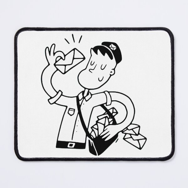 Item preview, Mail Delivery Mailman designed and sold by burdick-franch.