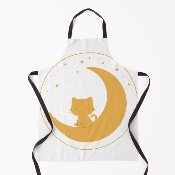 Item preview, Mustard Cat on Moon for Dreamy Cat Lovers designed and sold by FantasyPearl.