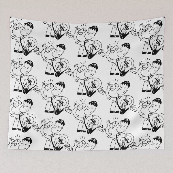 Item preview, Mail Delivery Mailman designed and sold by burdick-franch.