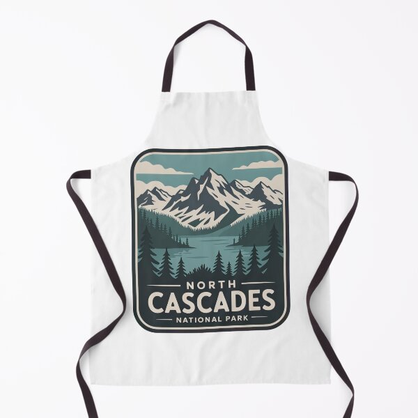 Item preview, North Cascades National Park Vintage Travel Badge designed and sold by Teelogic.