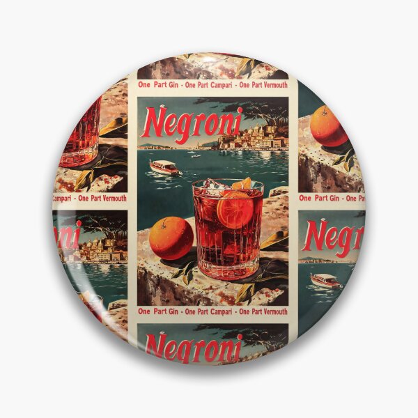 Item preview, Vintage Negroni Cocktail Poster | Italian Riviera Art | Mid-Century Style | Classic Drink Recipe | Retro Bar Wall Decor designed and sold by artofuniverse.