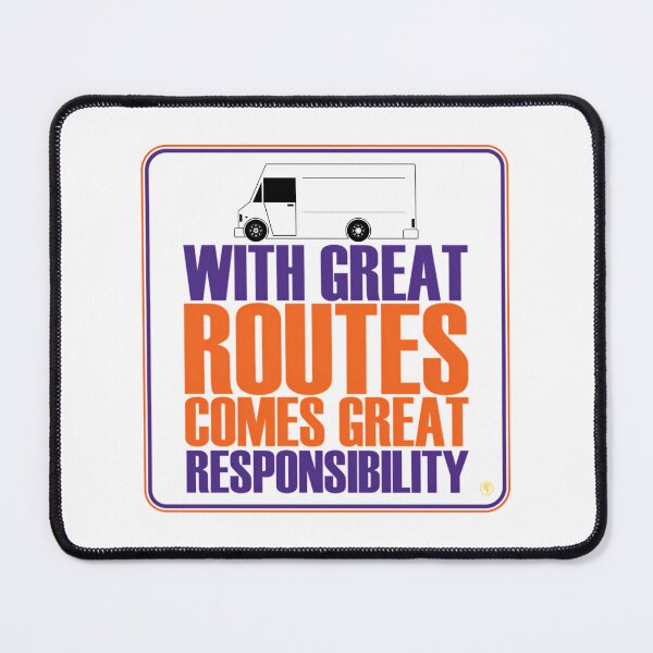 Item preview, With Great Routes Comes Great Responsibility Fedex designed and sold by burdick-franch.