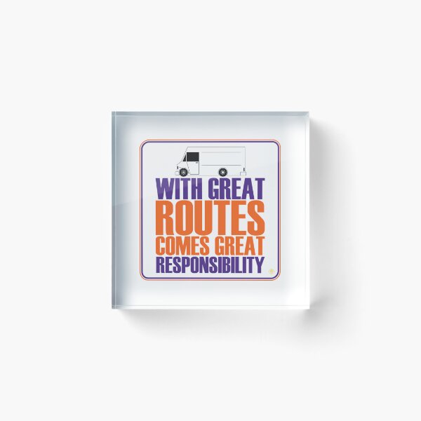 Item preview, With Great Routes Comes Great Responsibility Fedex designed and sold by burdick-franch.