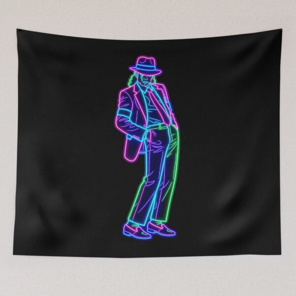 Item preview, Neon Pop Dance Silhouette Retro Art designed and sold by ExploreAura Studio.