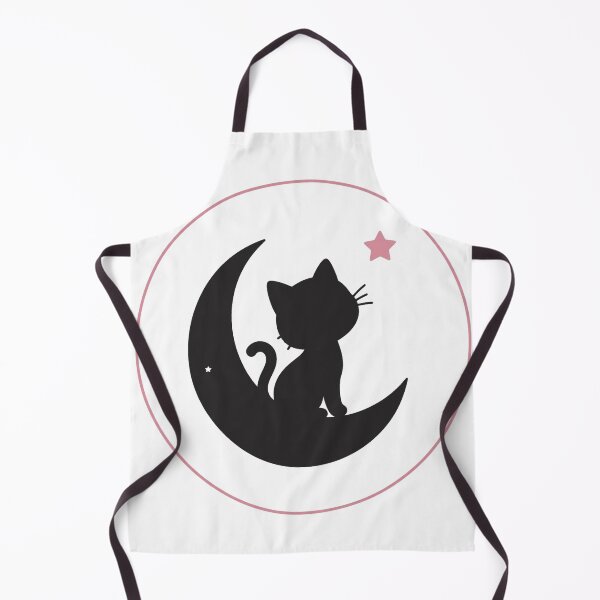 Item preview, Black Cat on Pink Moon for Dreamy Cat Lovers designed and sold by FantasyPearl.