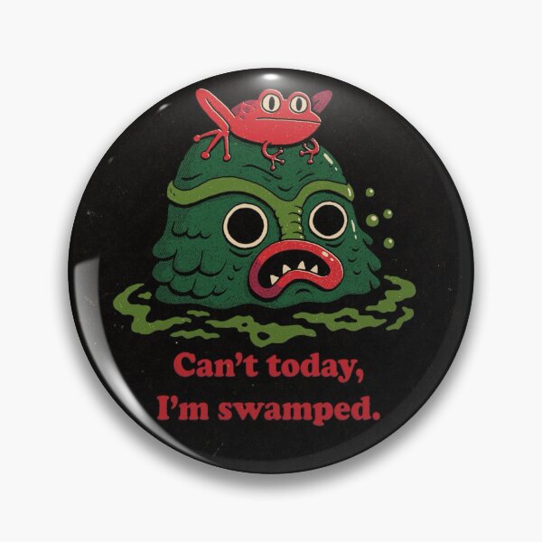Item preview, Swamp Monster Retro Work Humor designed and sold by Adronia.