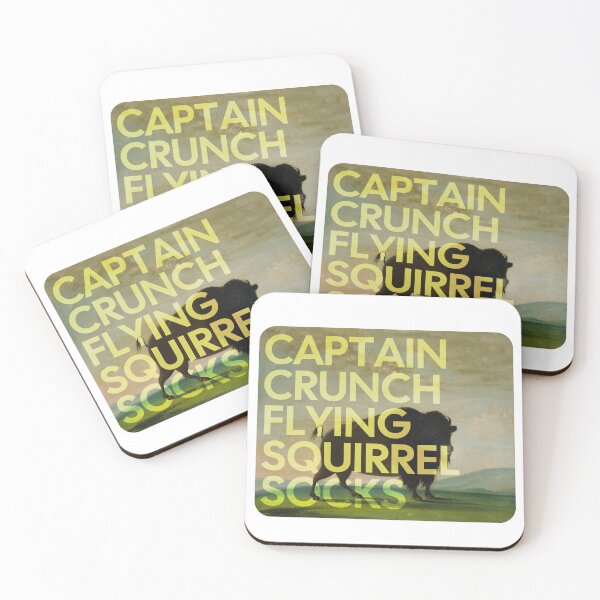 Item preview, The Pitt quote - Captain Crunch Flying Squirrel Socks designed and sold by HouseProudArt.
