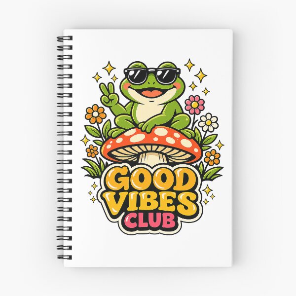 Item preview, Retro frog at the good vibes club designed and sold by Imprearte.