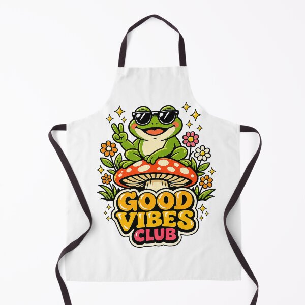 Item preview, Retro frog at the good vibes club designed and sold by Imprearte.