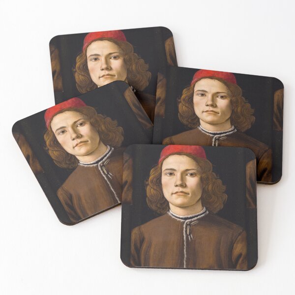 Item preview, Portrait of a Young Man in Red Cap designed and sold by artofuniverse.