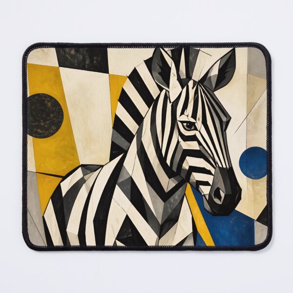 Item preview, Cubist Zebra Abstract Geometric Animal designed and sold by inkaylindesign.