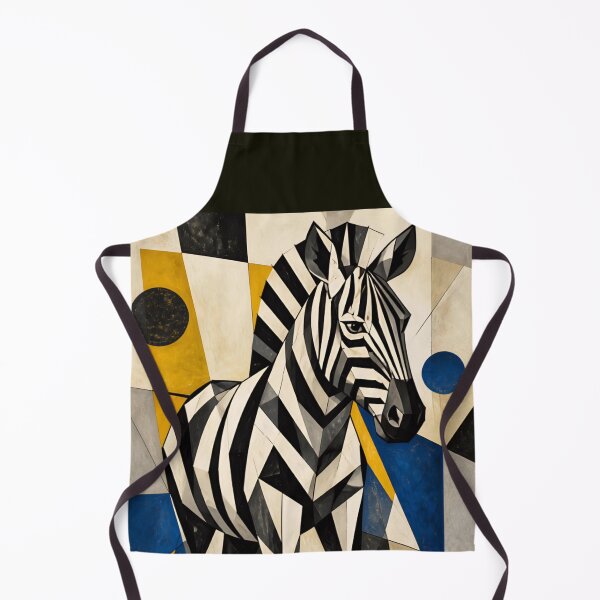 Item preview, Cubist Zebra Abstract Geometric Animal designed and sold by inkaylindesign.