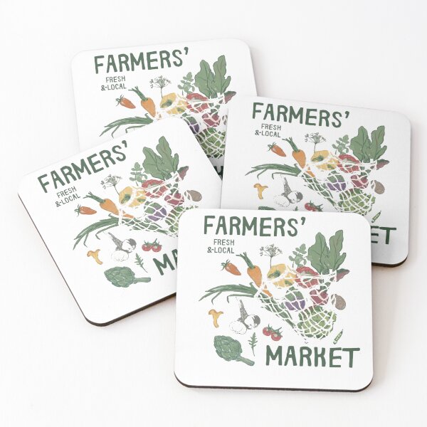 Item preview, Farmers Market Fresh & Local Vintage Vegetables Grocery Tote Garden Harvest Design designed and sold by Gbriel3.