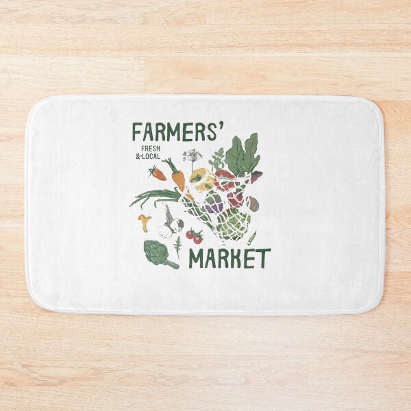 Item preview, Farmers Market Fresh & Local Vintage Vegetables Grocery Tote Garden Harvest Design designed and sold by Gbriel3.