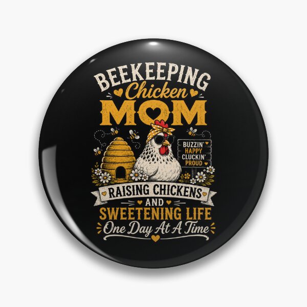 Item preview, Funny Beekeeping Chicken Mom Raising Sweet Chickens Life designed and sold by MagicSD Designs.