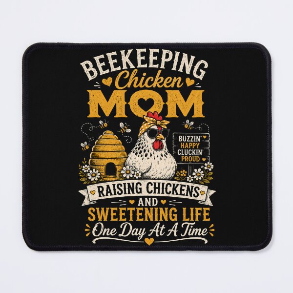 Item preview, Funny Beekeeping Chicken Mom Raising Sweet Chickens Life designed and sold by MagicSD Designs.