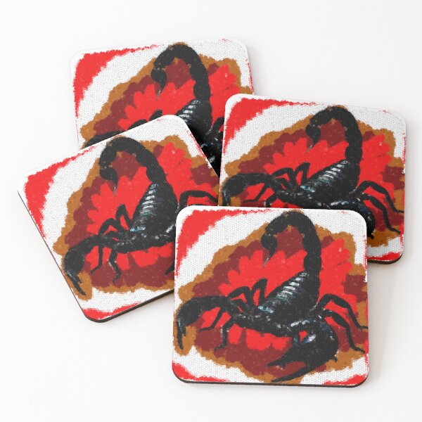 Item preview, Dark Mosaic Scorpion Cyberpunk Gothic Art designed and sold by Edwere.