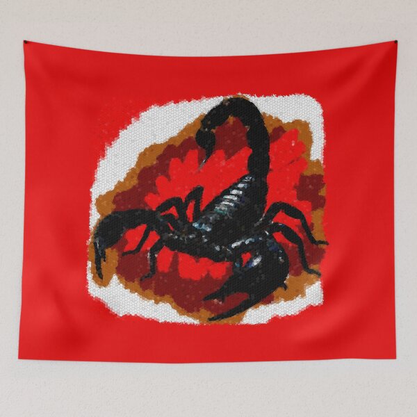 Item preview, Dark Mosaic Scorpion Cyberpunk Gothic Art designed and sold by Edwere.