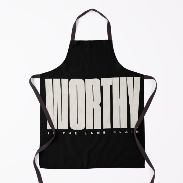 Item preview, WORTHY / Is The Lamb Slain - Modern Christian Typography designed and sold by Skotecky.