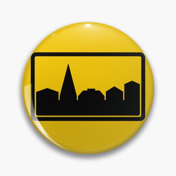 Item preview, Urban Area - Þéttbýli (Icelandic Road Sign) designed and sold by Signs of Iceland.