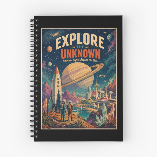 Item preview, Retro Sci-Fi Alien Planet Expedition designed and sold by HoopeStylee.