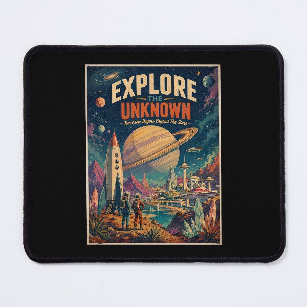 Item preview, Retro Sci-Fi Alien Planet Expedition designed and sold by HoopeStylee.