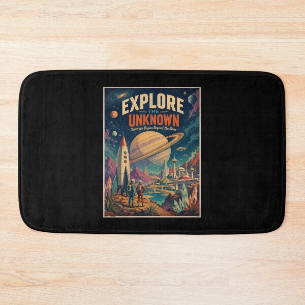 Item preview, Retro Sci-Fi Alien Planet Expedition designed and sold by HoopeStylee.