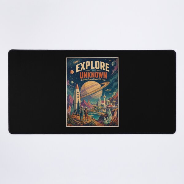 Item preview, Retro Sci-Fi Alien Planet Expedition designed and sold by HoopeStylee.