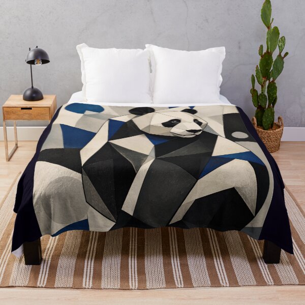 Item preview, Cubist Panda Abstract Geometric Animal designed and sold by inkaylindesign.